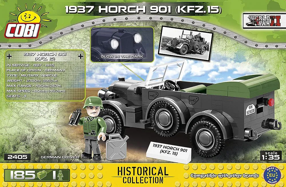 COBI 2405 1937 Horch 901 kfz.15