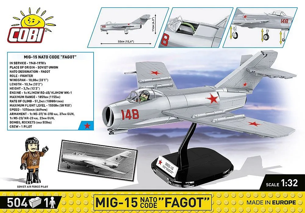 COBI 2416 MiG-15 Fagot