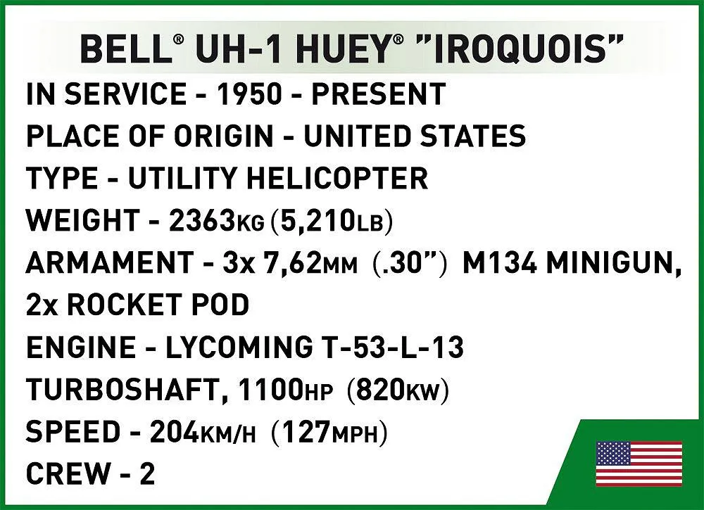 COBI 2422 Bell UH-1 Huey Iroquois - Executive Edition