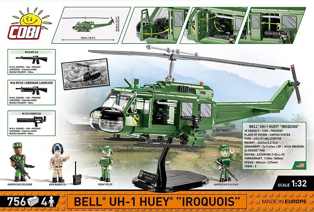 COBI 2422 Bell UH-1 Huey Iroquois - Executive Edition