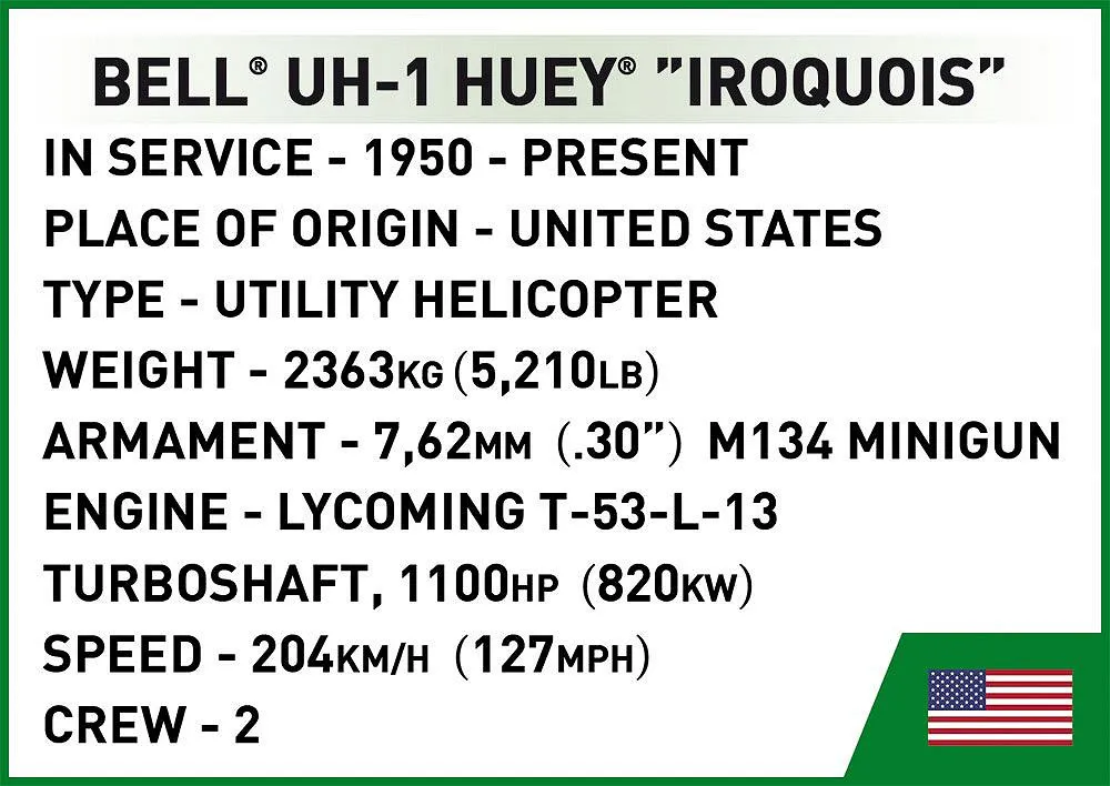 COBI 2423 Bell UH-1 Huey Iroquois