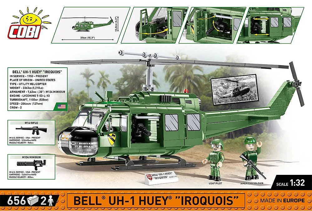 COBI 2423 Bell UH-1 Huey Iroquois