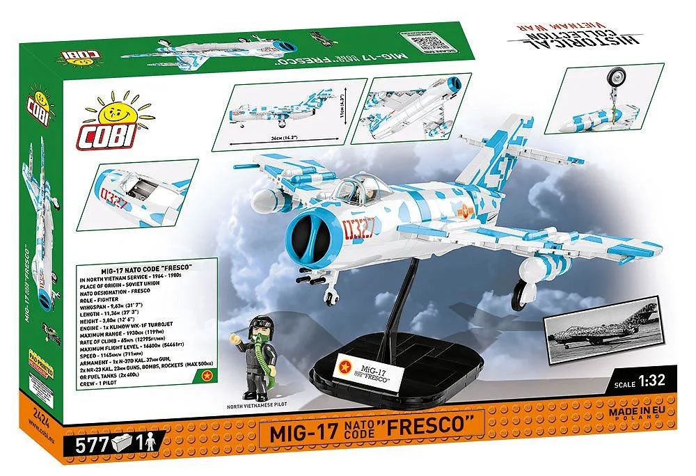 COBI 2424 MiG-17 NATO-code "Fresco
