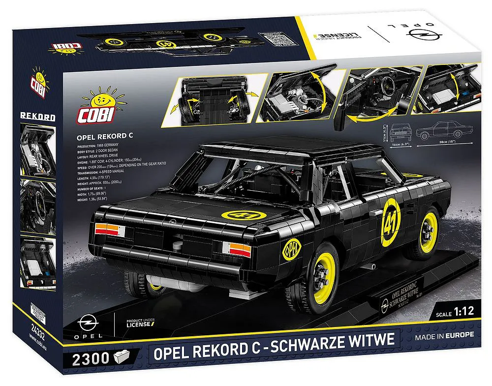 COBI 24332 Opel Rekord C Schwarze Witwe - Limited Edition