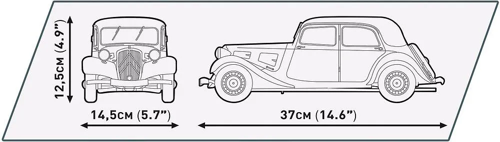 COBI 24336 Citroen Traction Avant 11CV 1938 - Executive Edition