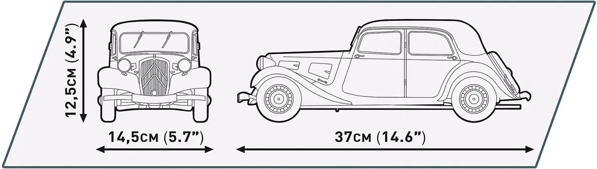 COBI 24337 Citroen Traction Avant 11CV 1938