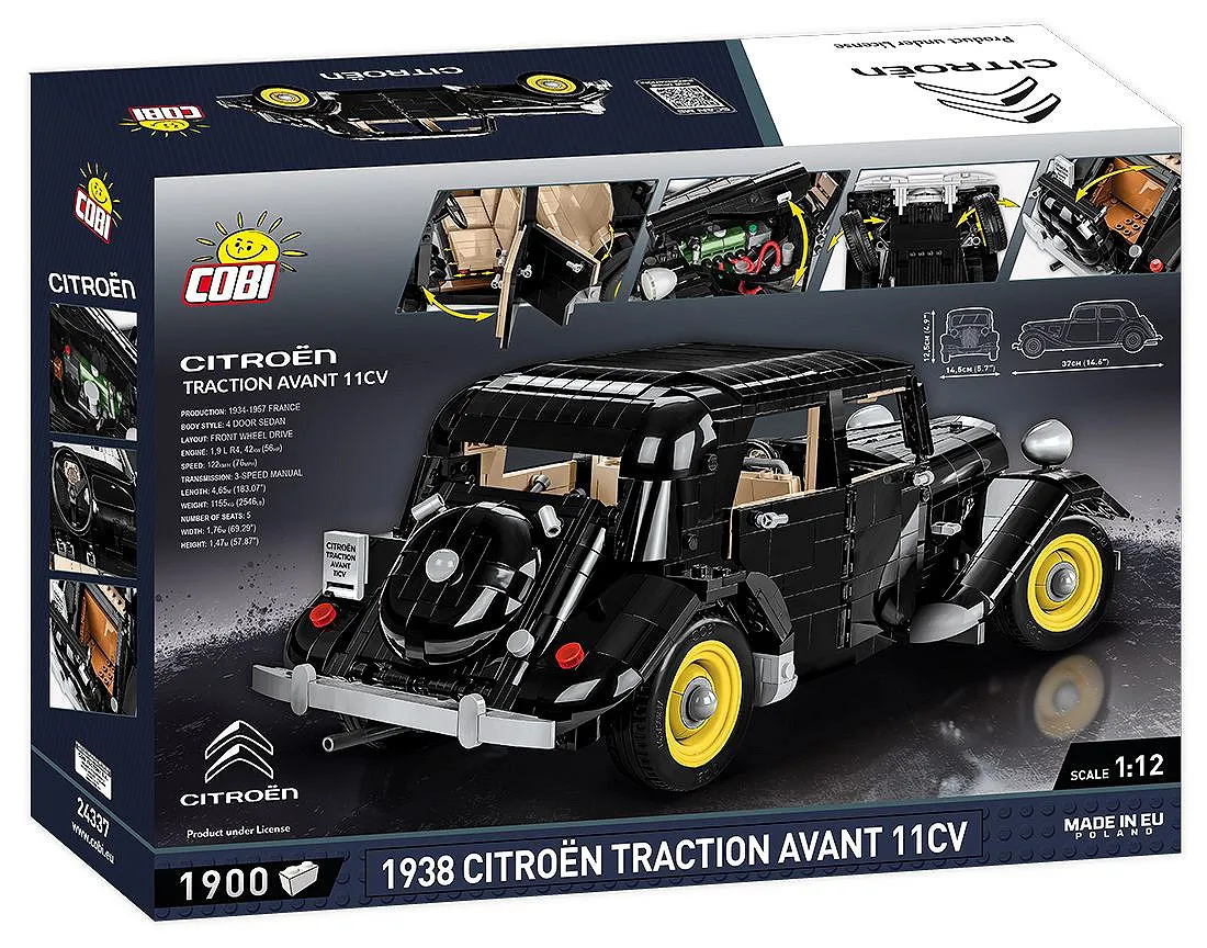 COBI 24337 Citroen Traction Avant 11CV 1938