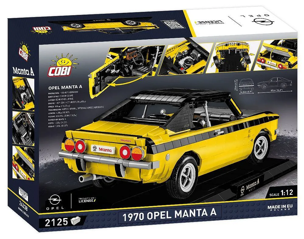 COBI 24338 Opel Manta A 1970 - Executive Edition