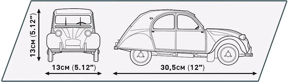 COBI 24341 Citroen 2CV Charleston