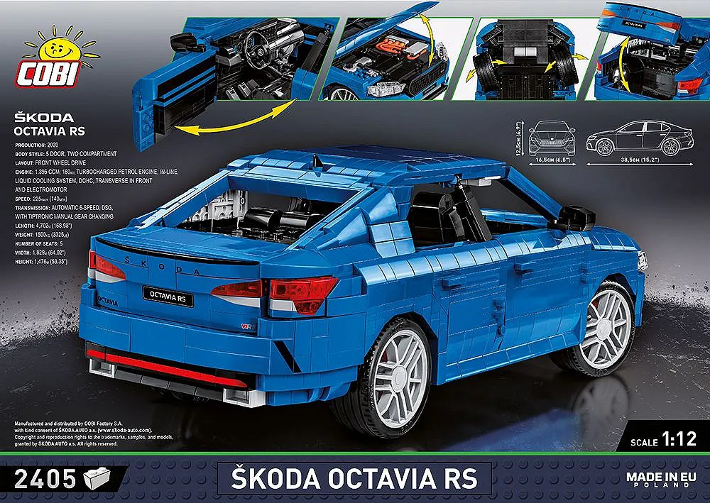 COBI 24343 Škoda Octavia RS