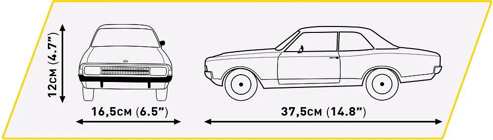 COBI 24344 Opel Rekord C Coupe - Executive Edition