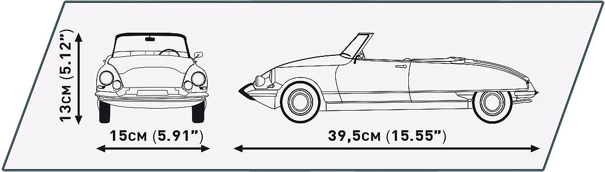COBI 24346 Citroen DS 19 Décapotable 1962 - Executive Edition