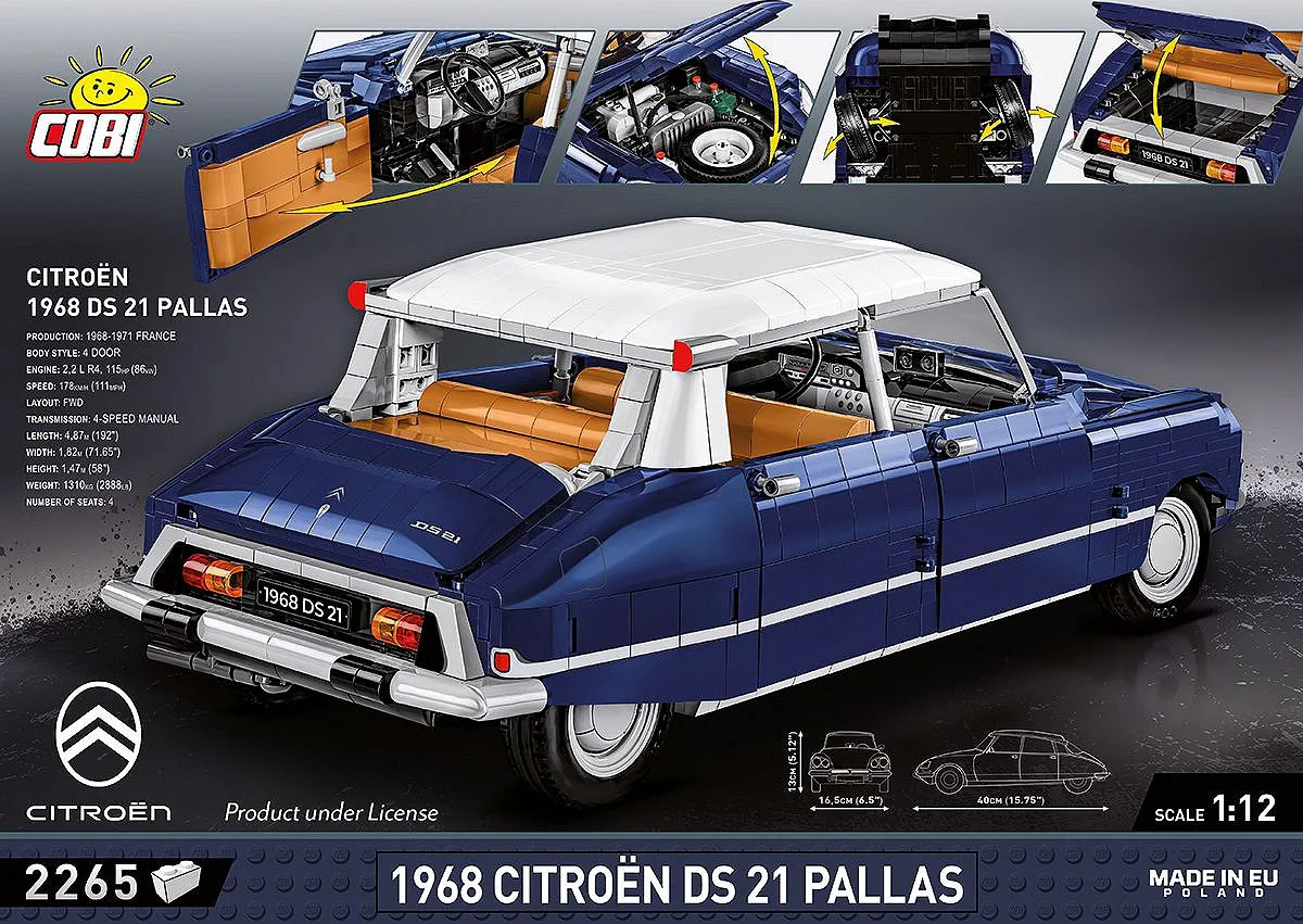 COBI 24348 Citroen DS 21 Pallas 1968