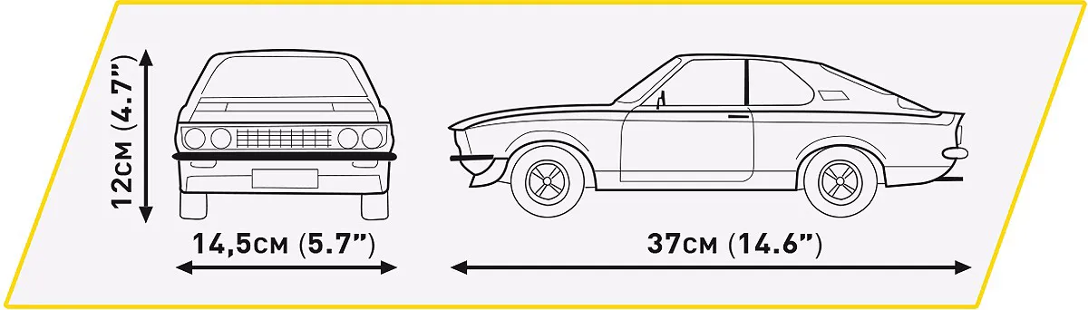 COBI 24349 Opel Manta A GT/E 1974