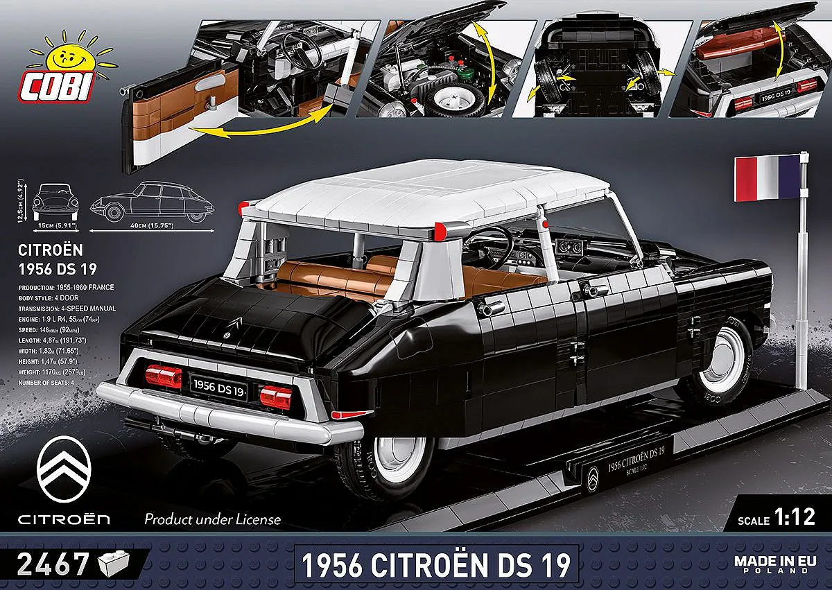 COBI 24350 Citroen DS 19 1956 - Executive Edition
