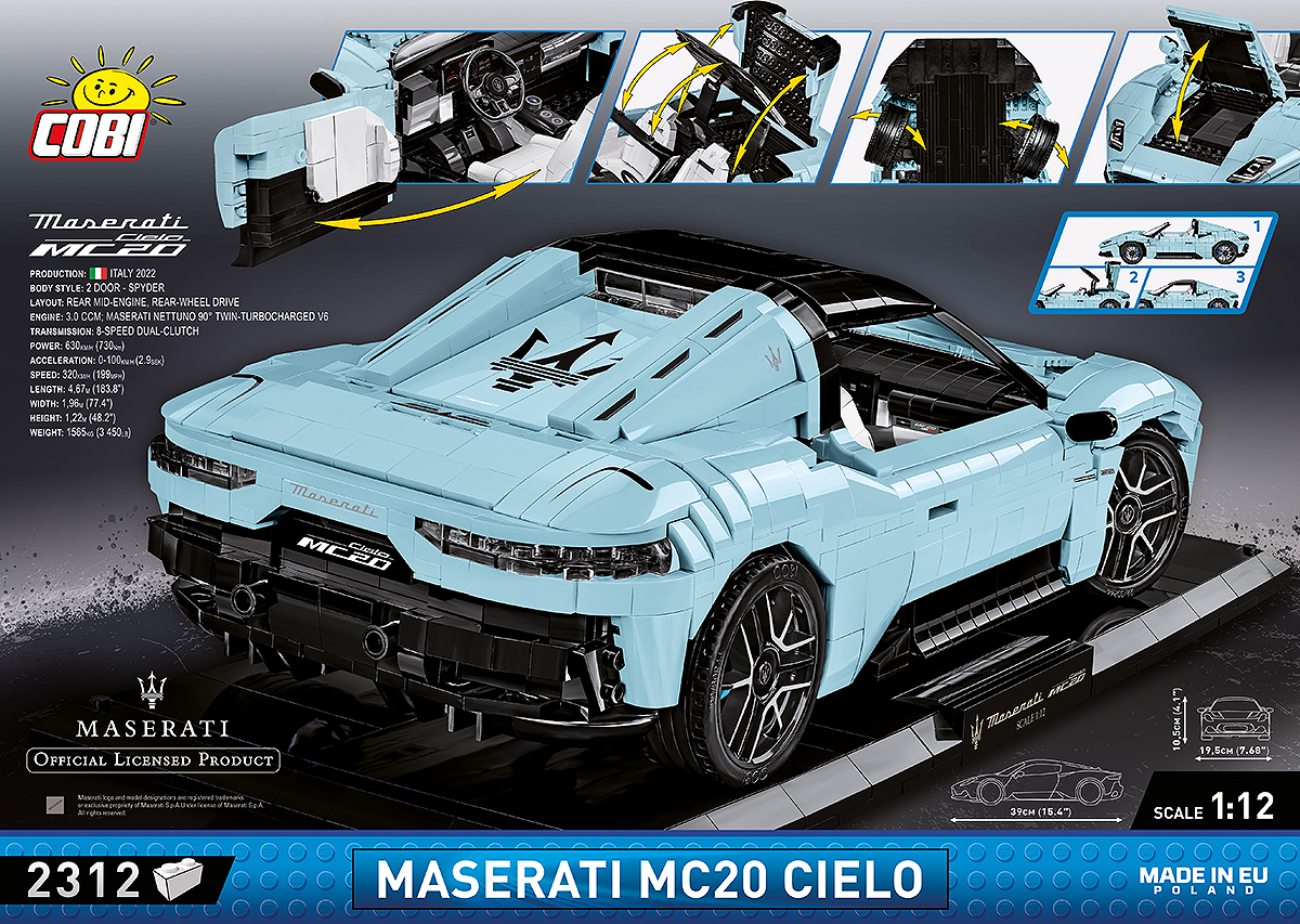 COBI 24351 Maserati MC20 Cielo - Executive Edition