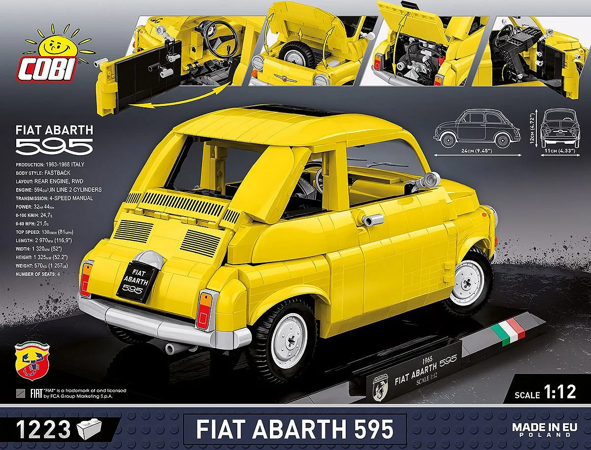 COBI 24353 Fiat Abarth 595 - Executive Edition