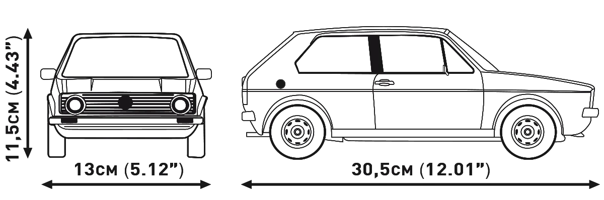 COBI 24358 Volkswagen Golf GTI (1976-1983) - Executive Edition