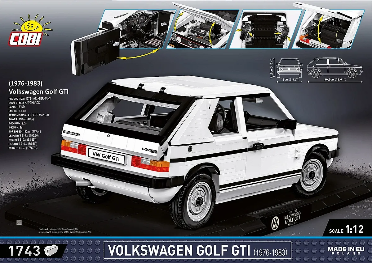 COBI 24358 Volkswagen Golf GTI (1976-1983) - Executive Edition