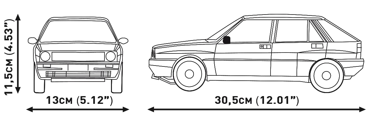 COBI 24359 Volkswagen Golf (1974-1983)