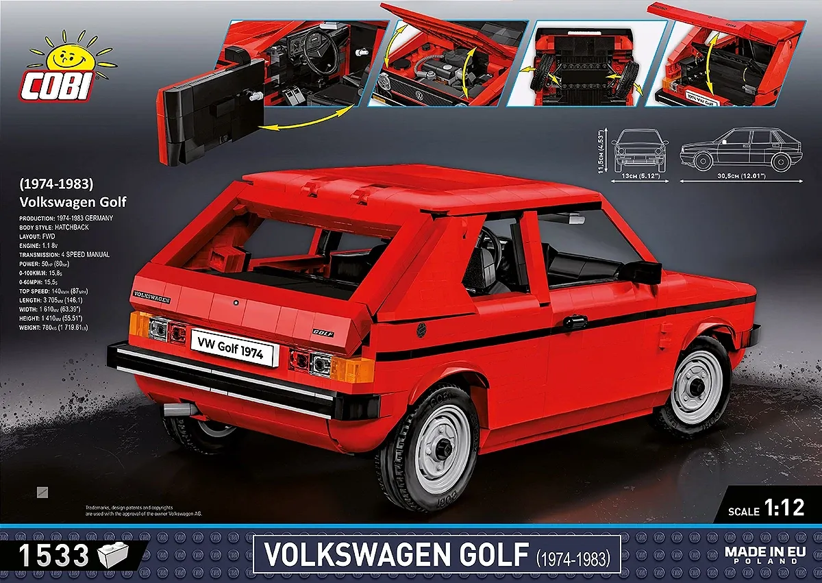 COBI 24359 Volkswagen Golf (1974-1983)