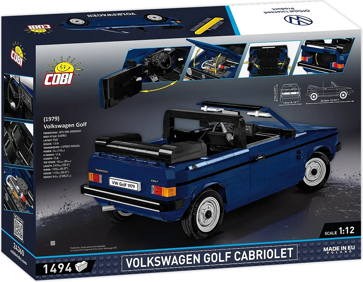 COBI 24360 Volkswagen Golf Cabriolet