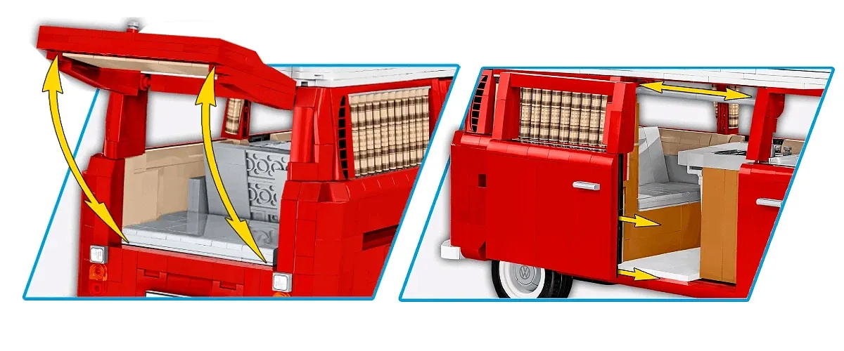 COBI 24361 Volkswagen T2a Camper Van - Executive Edition