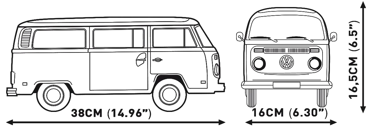 COBI 24362 Volkswagen T2b Bus