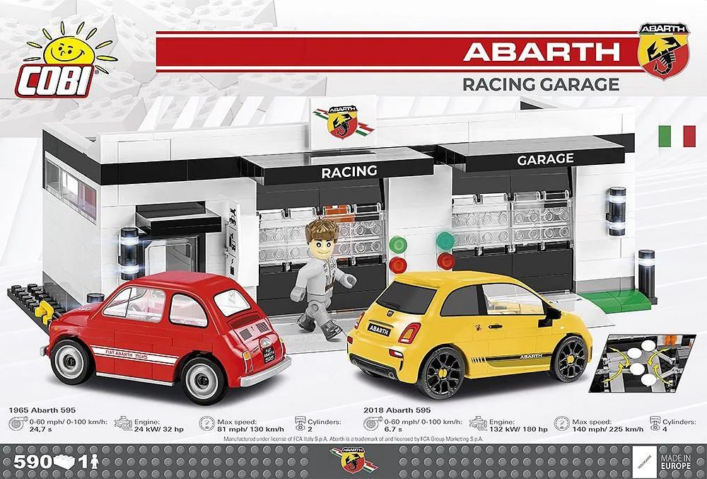 COBI 24501 Abarth Racing Garage