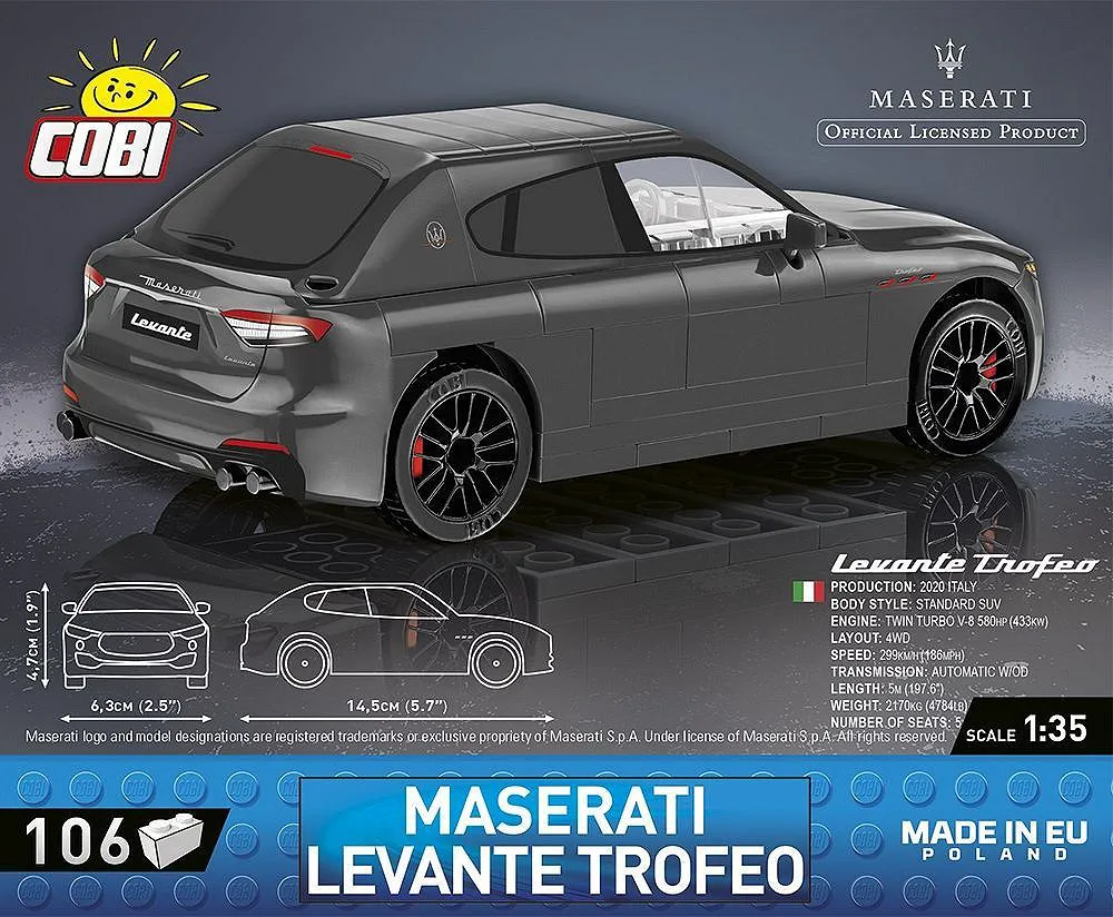 COBI 24503 Maserati Levante Trofeo