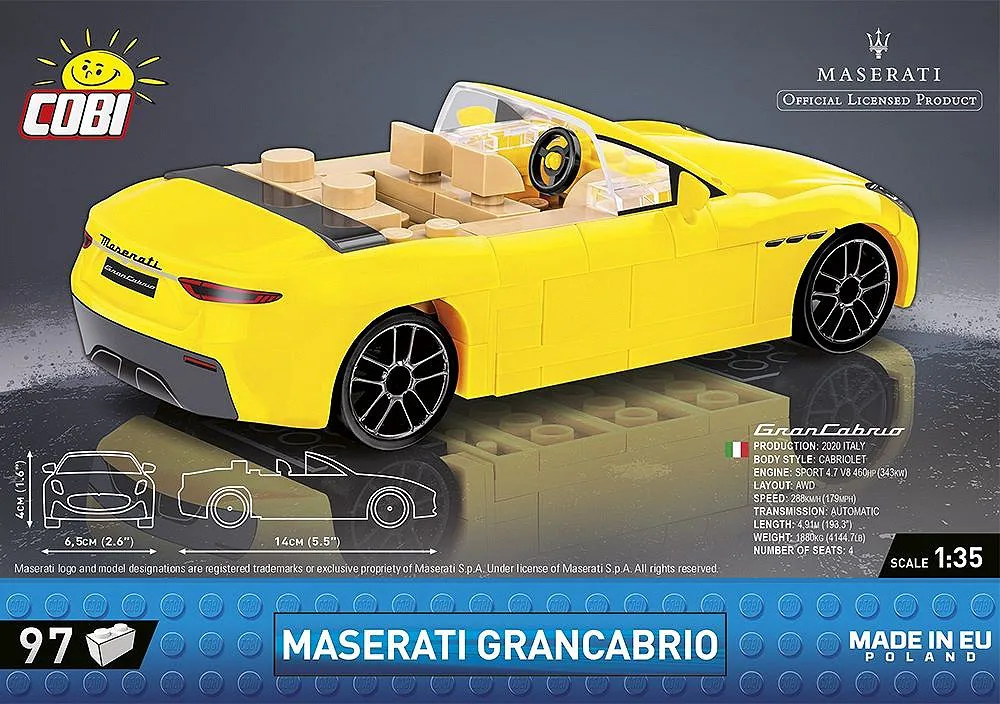 COBI 24504 Maserati GranCabrio