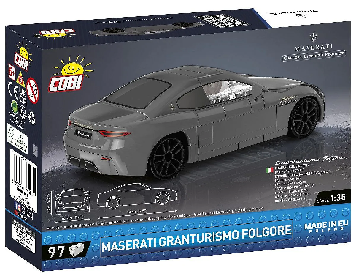 COBI 24506 Maserati Granturismo Folgore