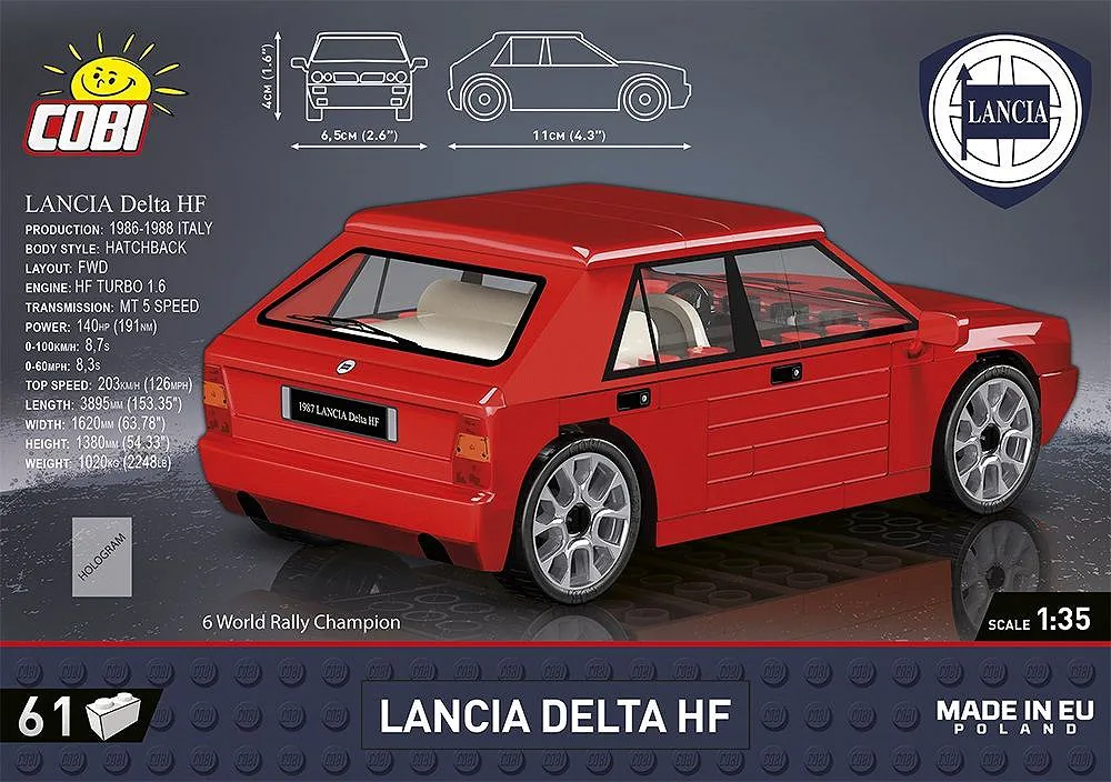 COBI 24508 Lancia Delta HF