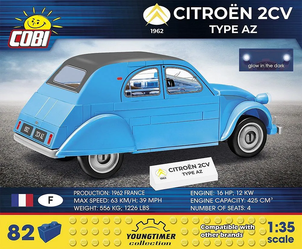COBI 24511 Citroen 2CV Type AZ 1962