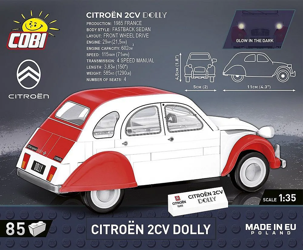 COBI 24513 Citroen 2CV Dolly