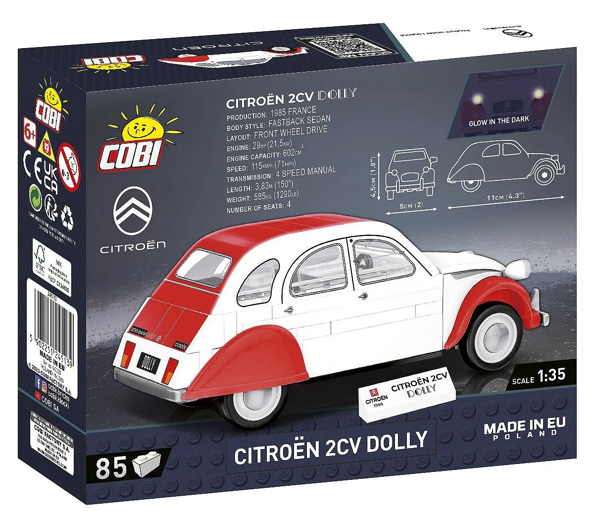 COBI 24513 Citroen 2CV Dolly