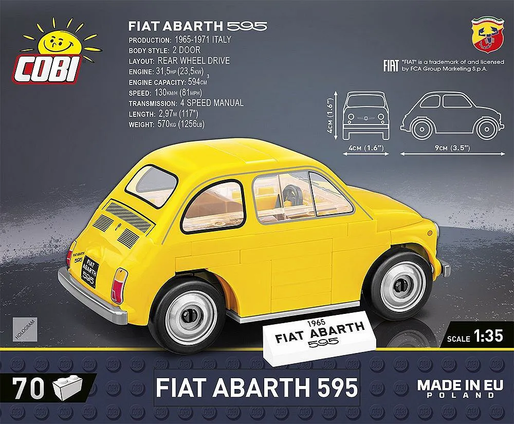 COBI 24514 Fiat Abarth 595