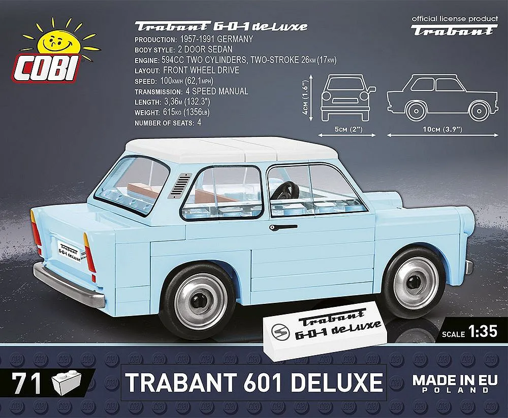 COBI 24516 Trabant 601 Deluxe