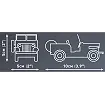 COBI 24517 Jeep Willys CJ-2A