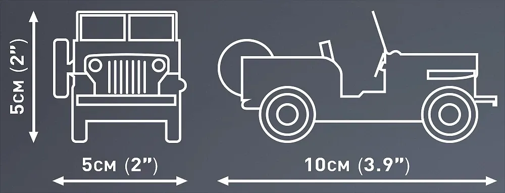 COBI 24517 Jeep Willys CJ-2A