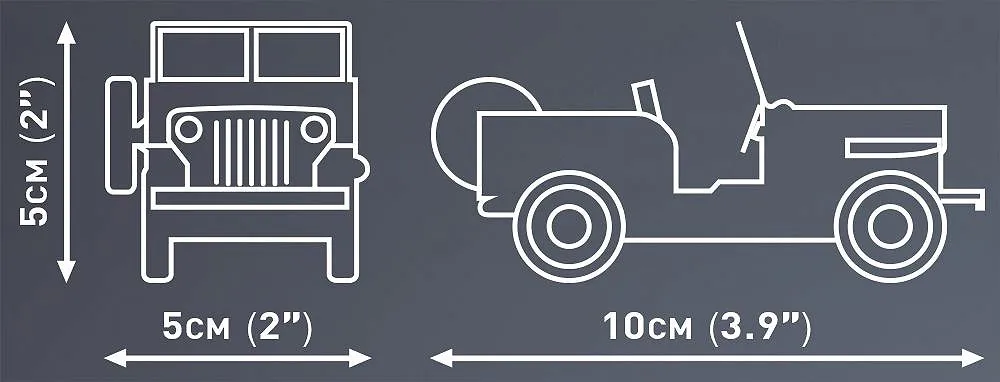 COBI 24518 Jeep Willys CJ-2A