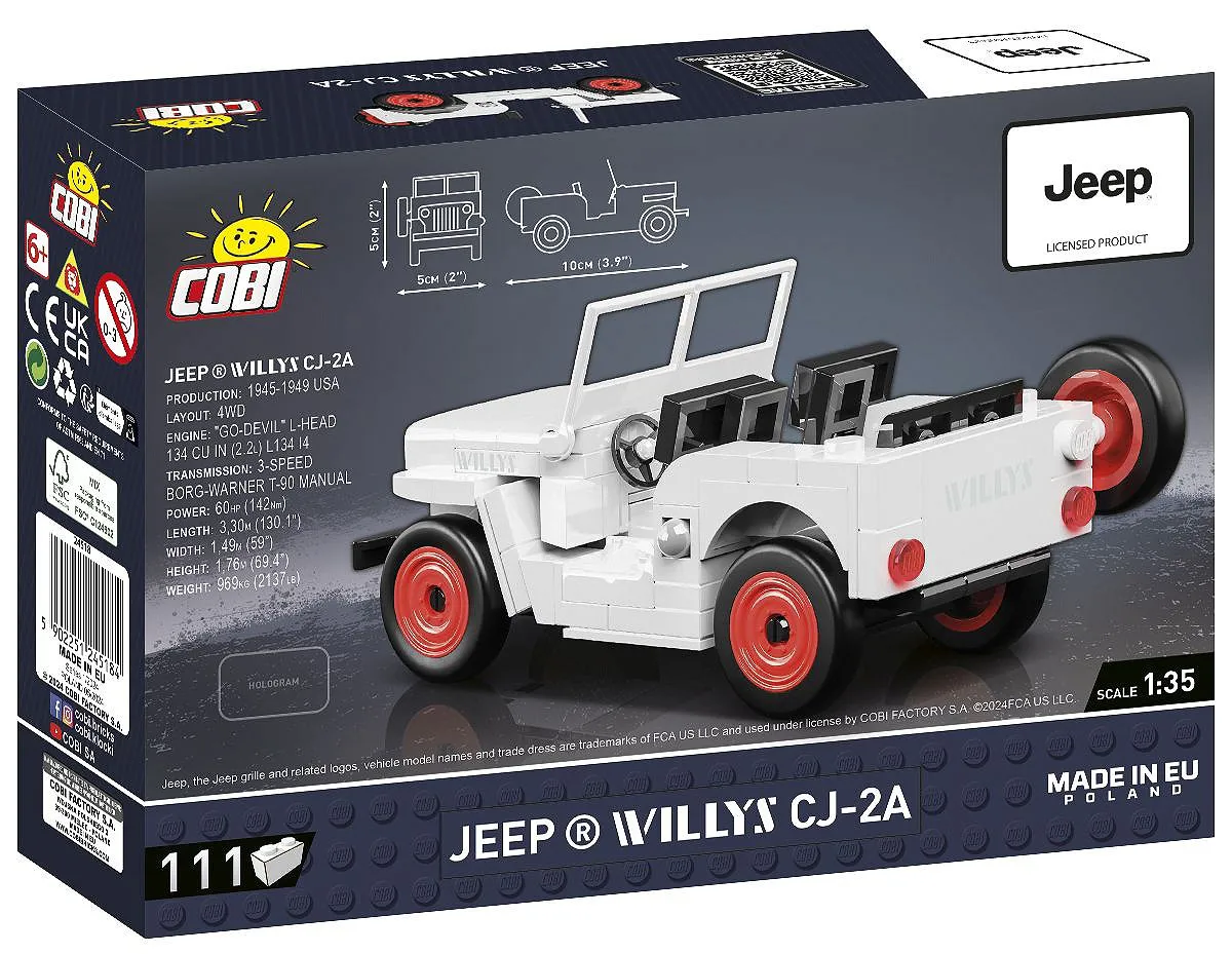 COBI 24518 Jeep Willys CJ-2A