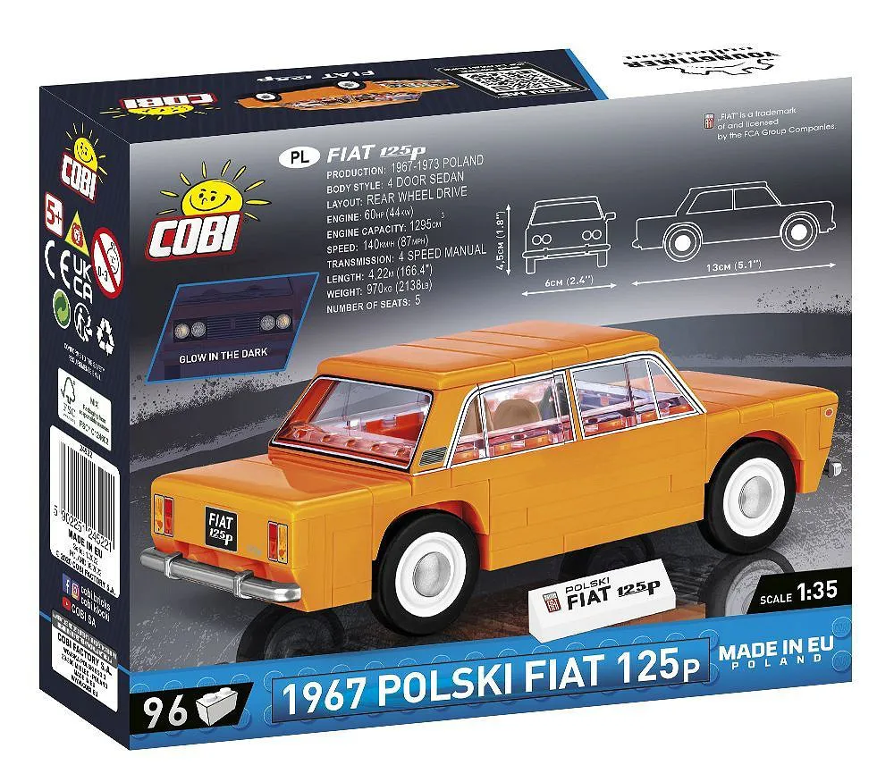 COBI 24522 Polski Fiat 125p