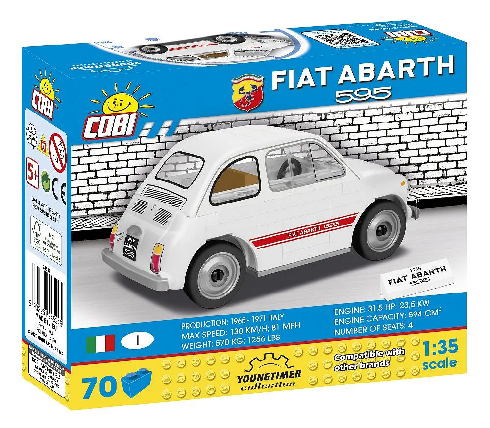 COBI 24524 1965 Fiat Abarth 595