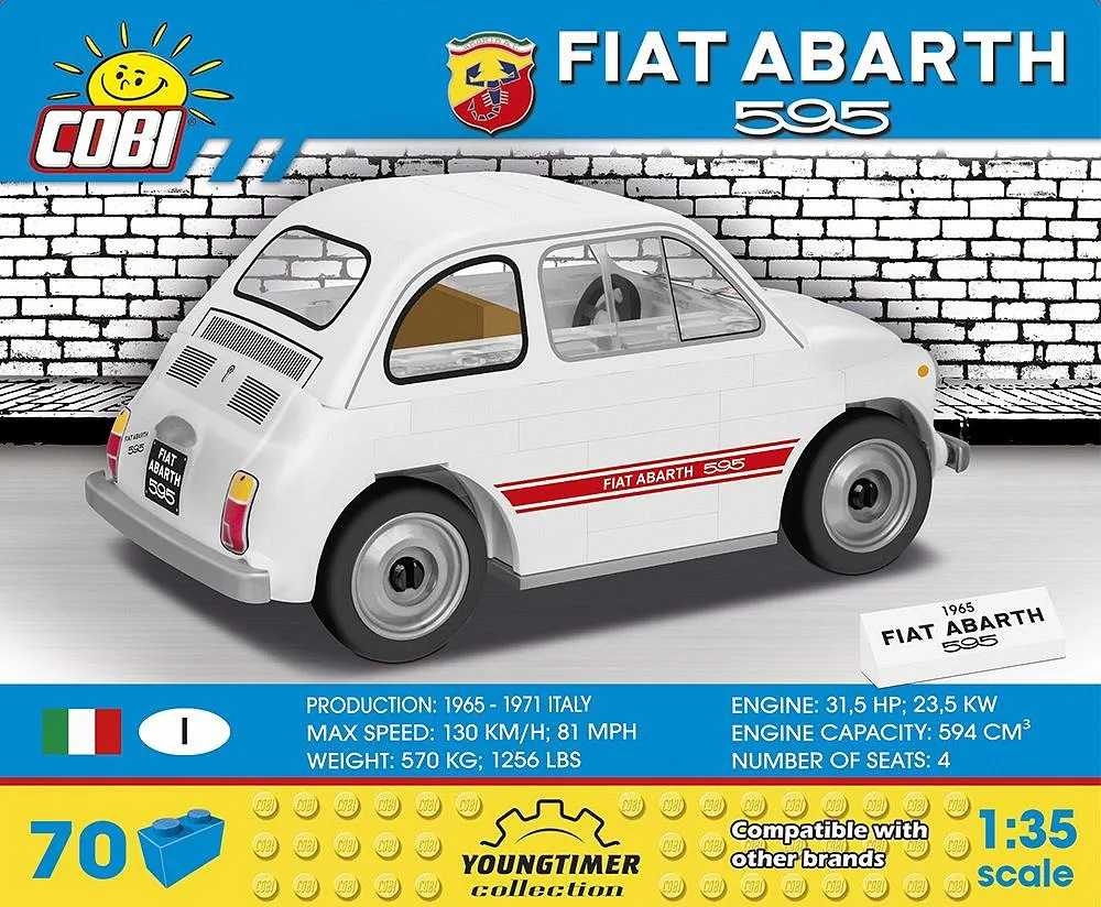 COBI 24524 1965 Fiat Abarth 595
