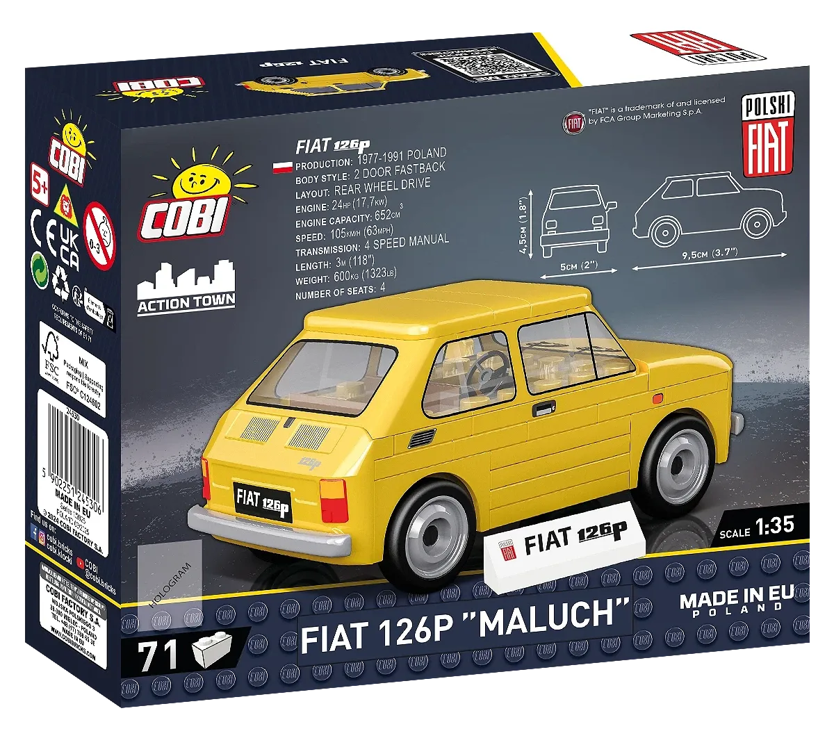 COBI 24530 Fiat 126p "Maluch