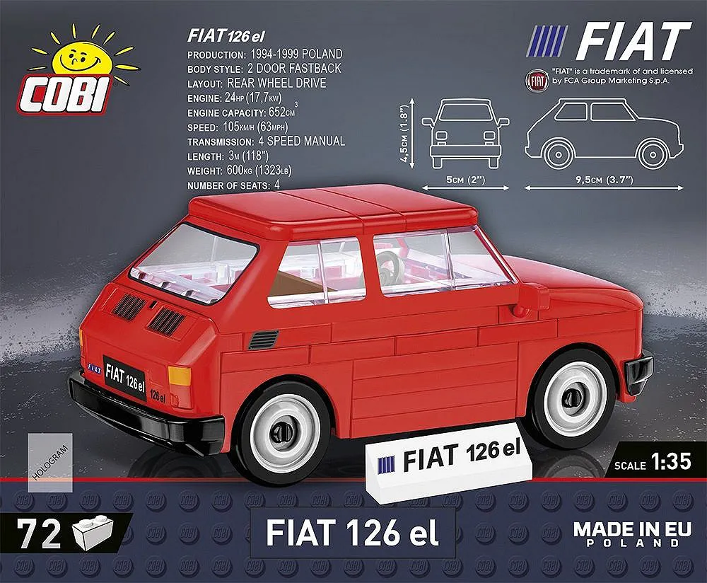 COBI 24531 Fiat 126p el