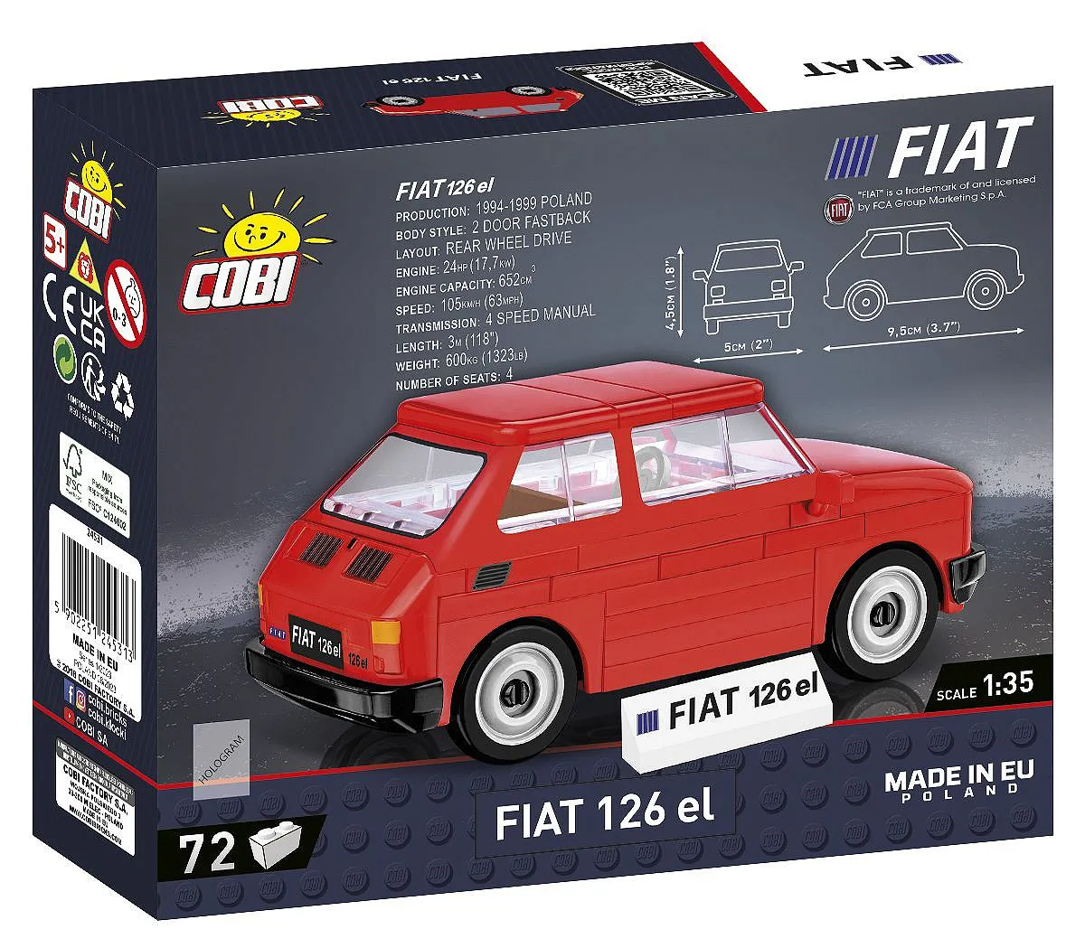 COBI 24531 Fiat 126p el