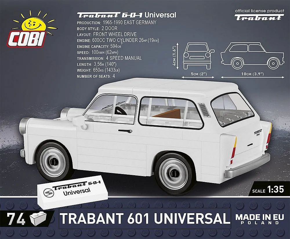 COBI 24540 Trabant 601 Universal