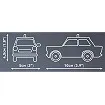 COBI 24541 Trabant 601 Polizei